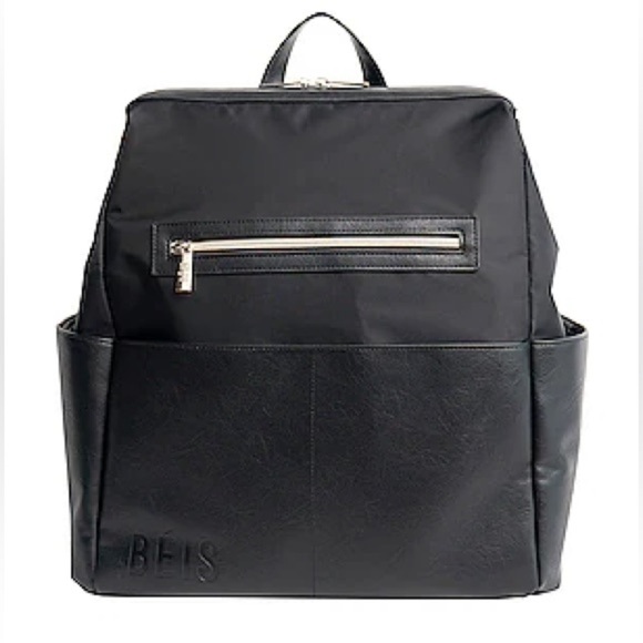 BÉIS The Backpack Diaper Bag – Black – Multi-Function Baby & Travel Backpack - Picture 1 of 16